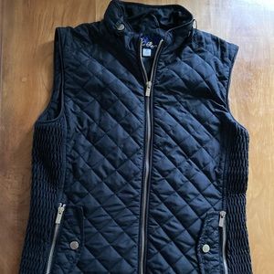 Small Black Blue Rain Vest